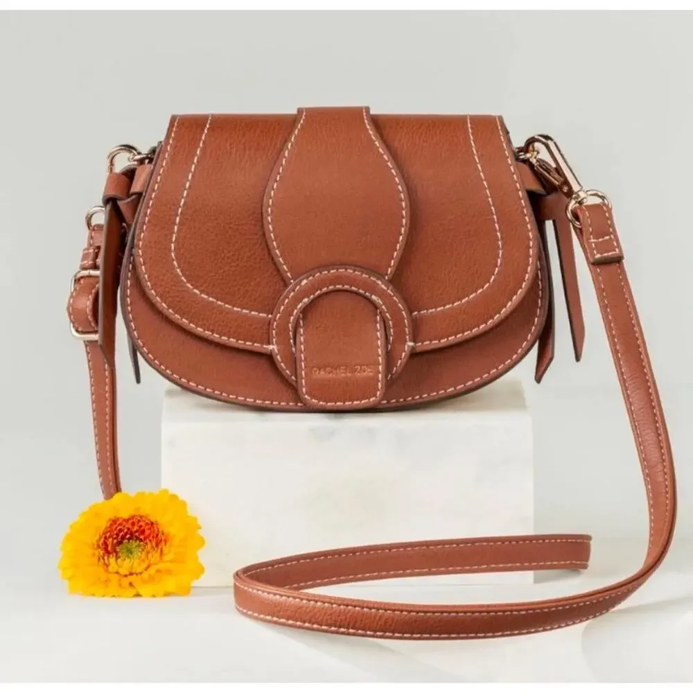 Rachel Zoe Convertible Brown Crossbody Belt Bag Purse NWT - Picture 1 of 11